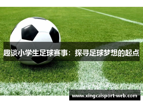 趣谈小学生足球赛事：探寻足球梦想的起点